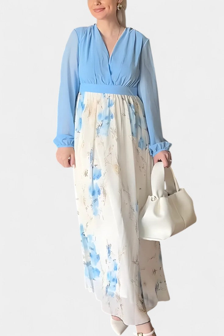 Eliane Maxi Dress with Stunning Flowers