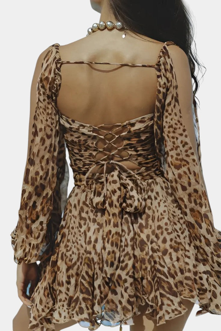 Skylar Mini Dress with V-Neckline