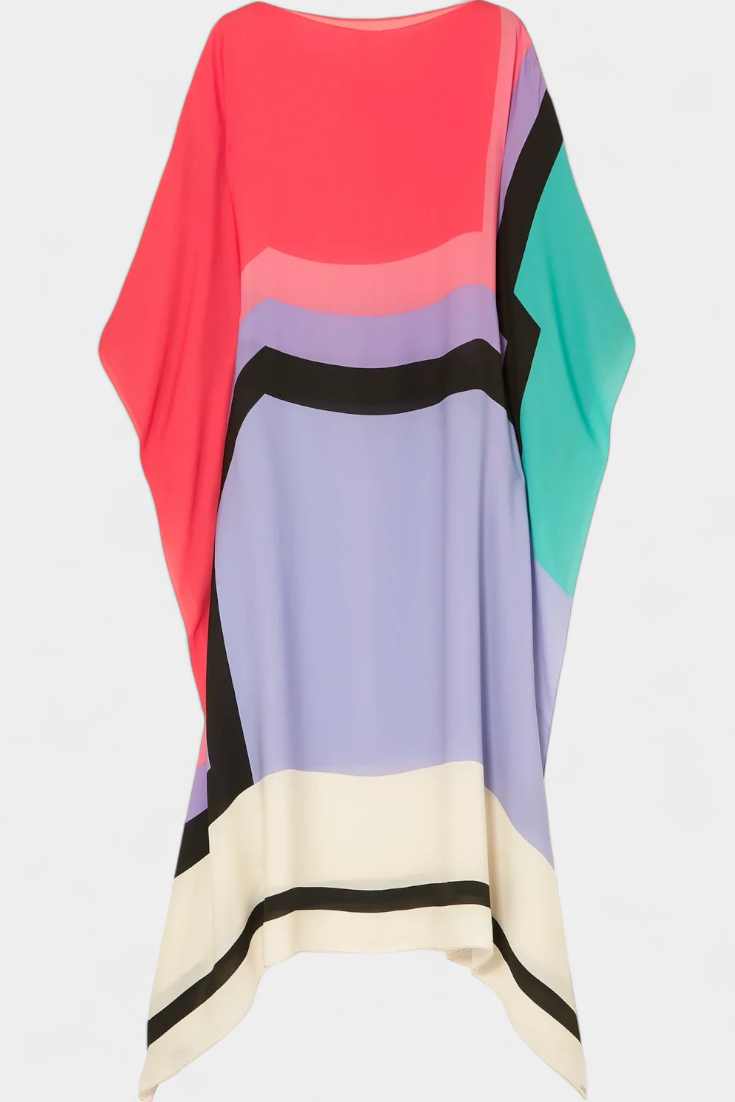 Elenora Loose Fit Geometric Caftan