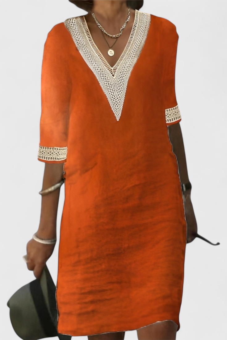 Malia Casual Elegant Midi Dress