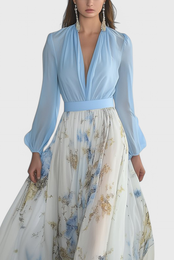Eliane Maxi Dress with Stunning Flowers
