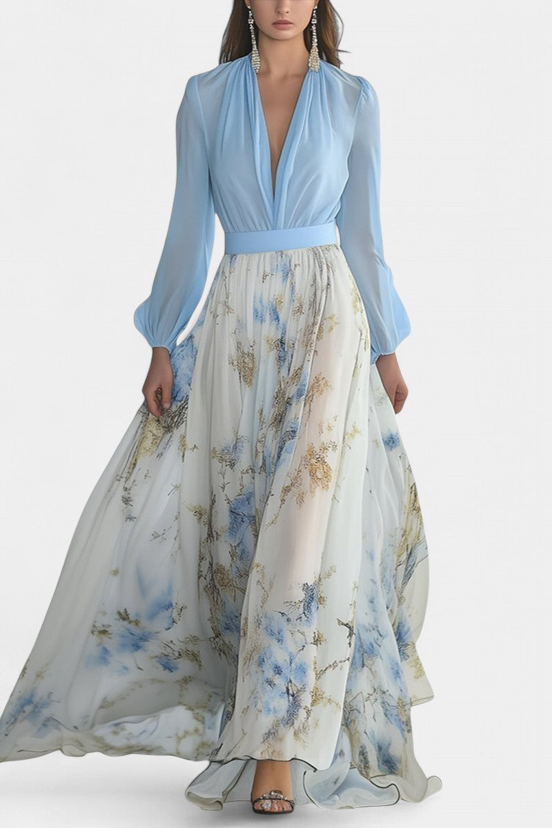 Eliane Maxi Dress with Stunning Flowers