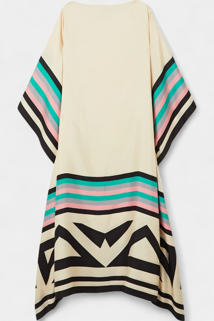 Elenora Loose Fit Geometric Caftan