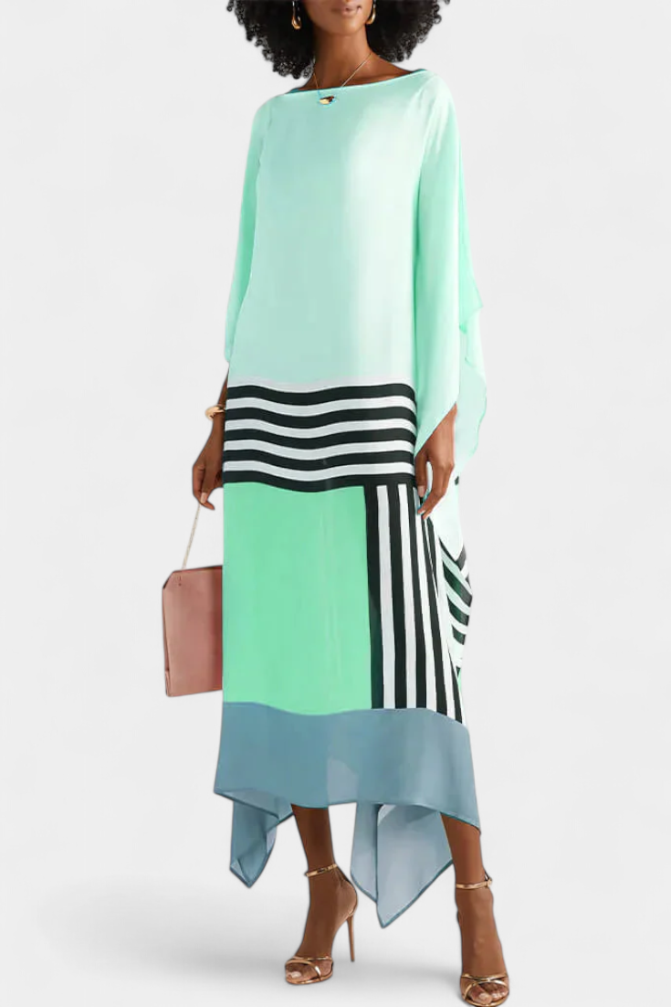 Elenora Loose Fit Geometric Caftan