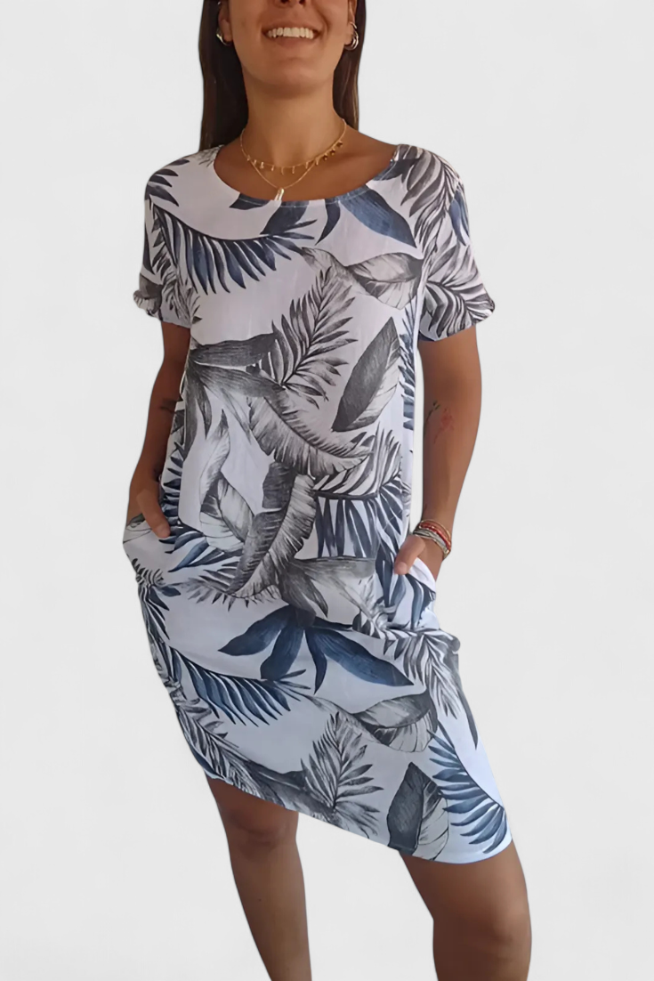 Tereza Casual Round Neck Dress