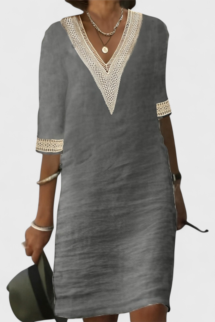 Malia Casual Elegant Midi Dress