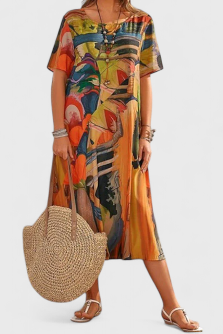 Lidia Fresh Dress with Modern Design