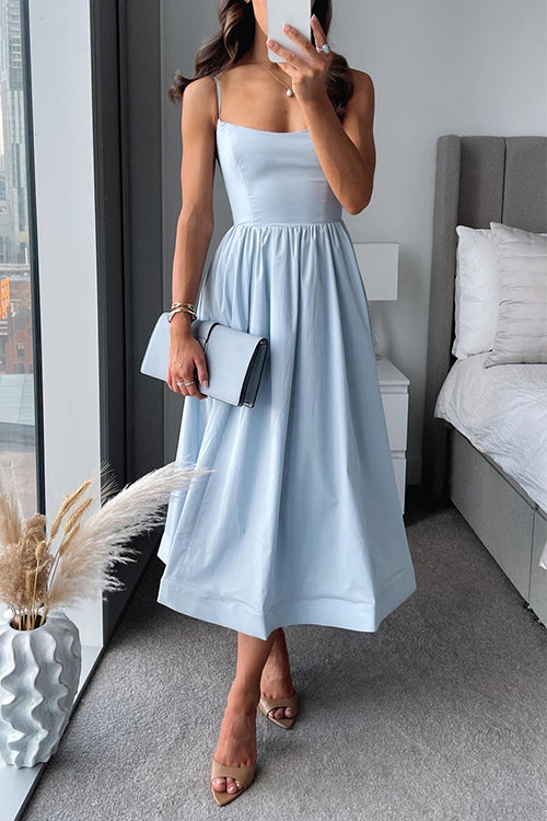 Martina™ | Spaghetti Strap Midi Dress