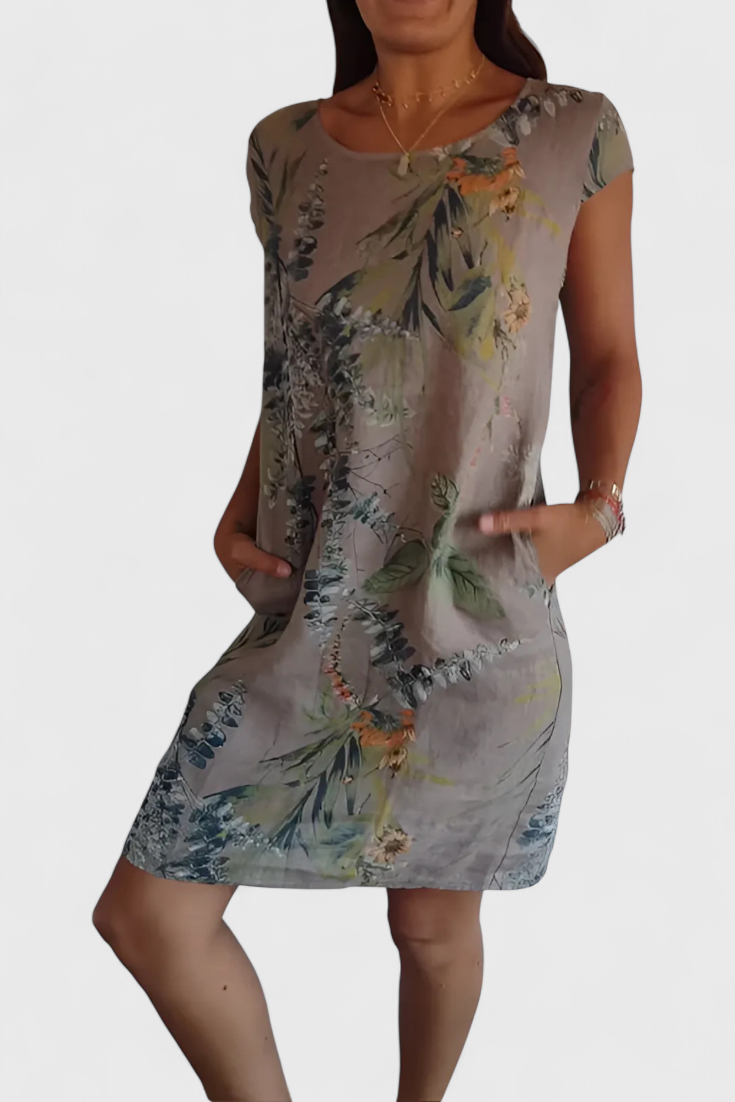 Tereza Casual Round Neck Dress