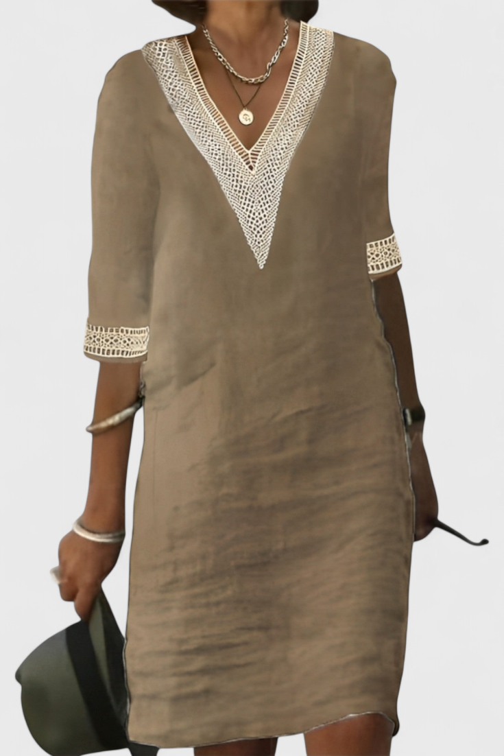 Malia Casual Elegant Midi Dress