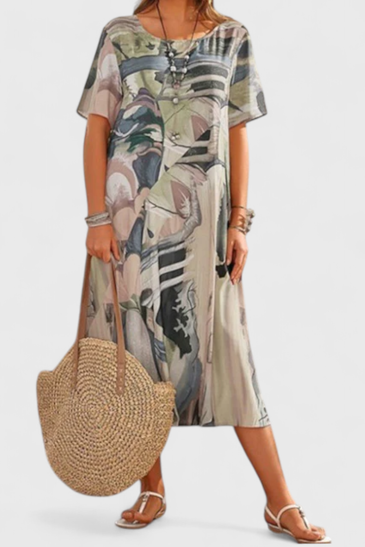 Lidia Fresh Dress with Modern Design