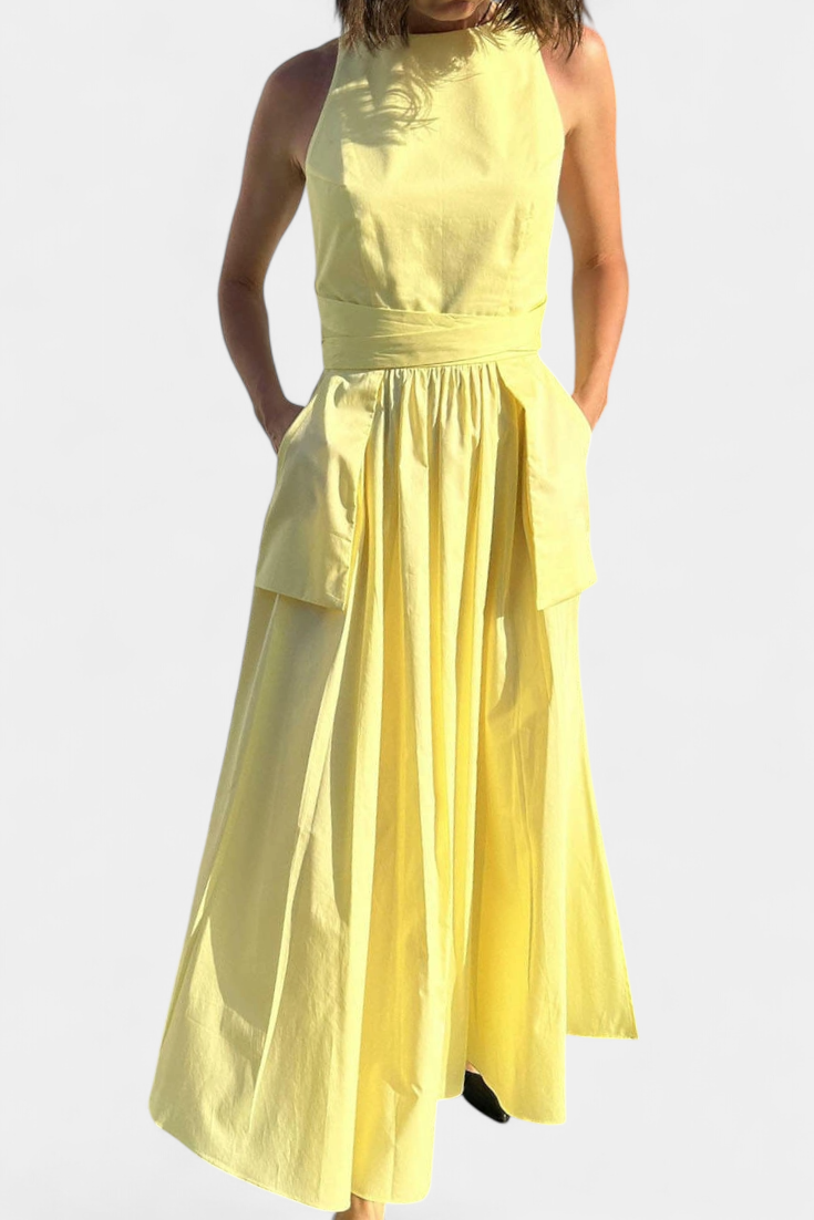 Dezi Long Dress with Side Ties