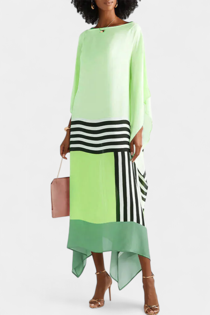 Elenora Loose Fit Geometric Caftan