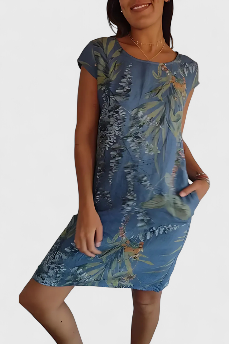 Tereza Casual Round Neck Dress