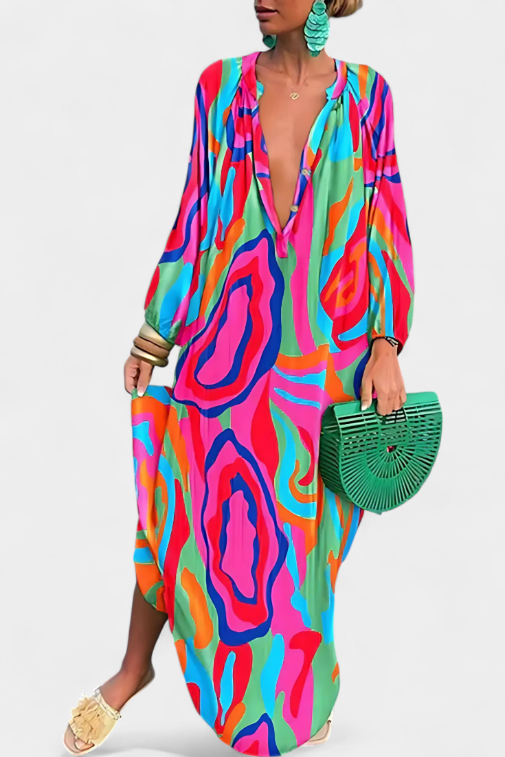 Malina Boho Dress: Light and Chic