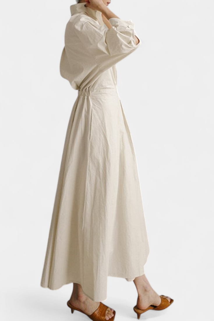 Miriam Retro Long Sleeve Maxi Dress