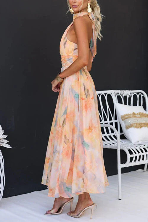 Sari™ | Watercolor Long Dress