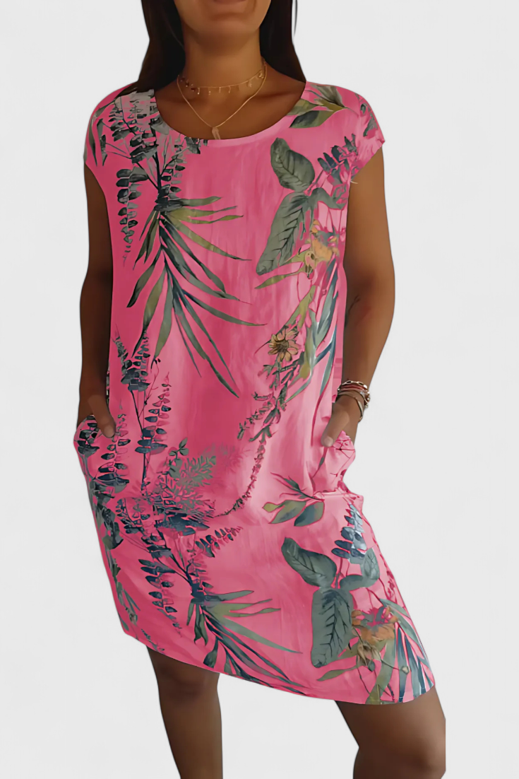 Tereza Casual Round Neck Dress