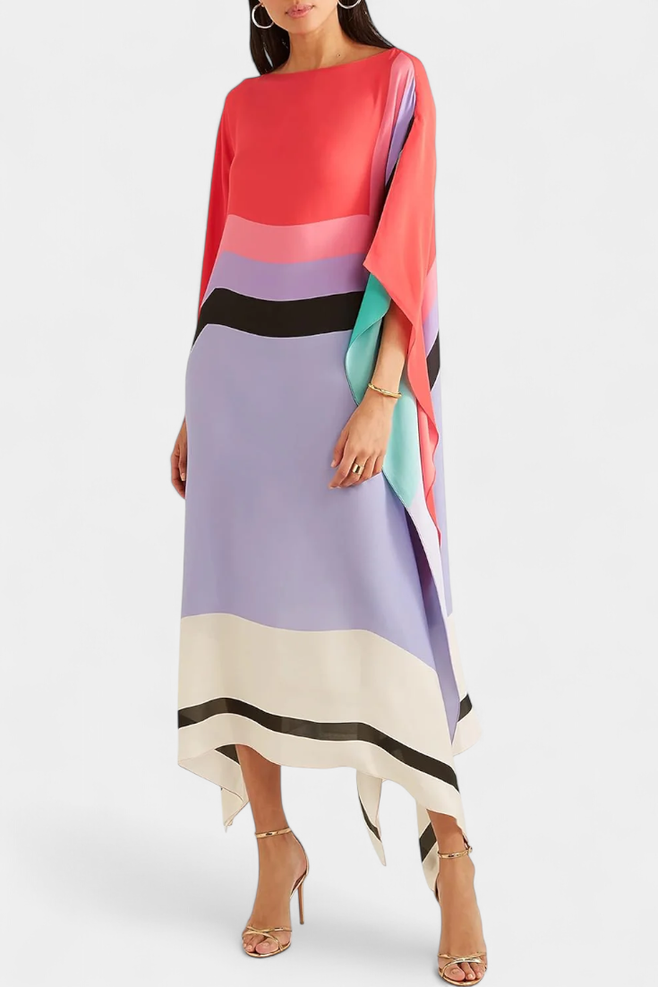 Elenora Loose Fit Geometric Caftan