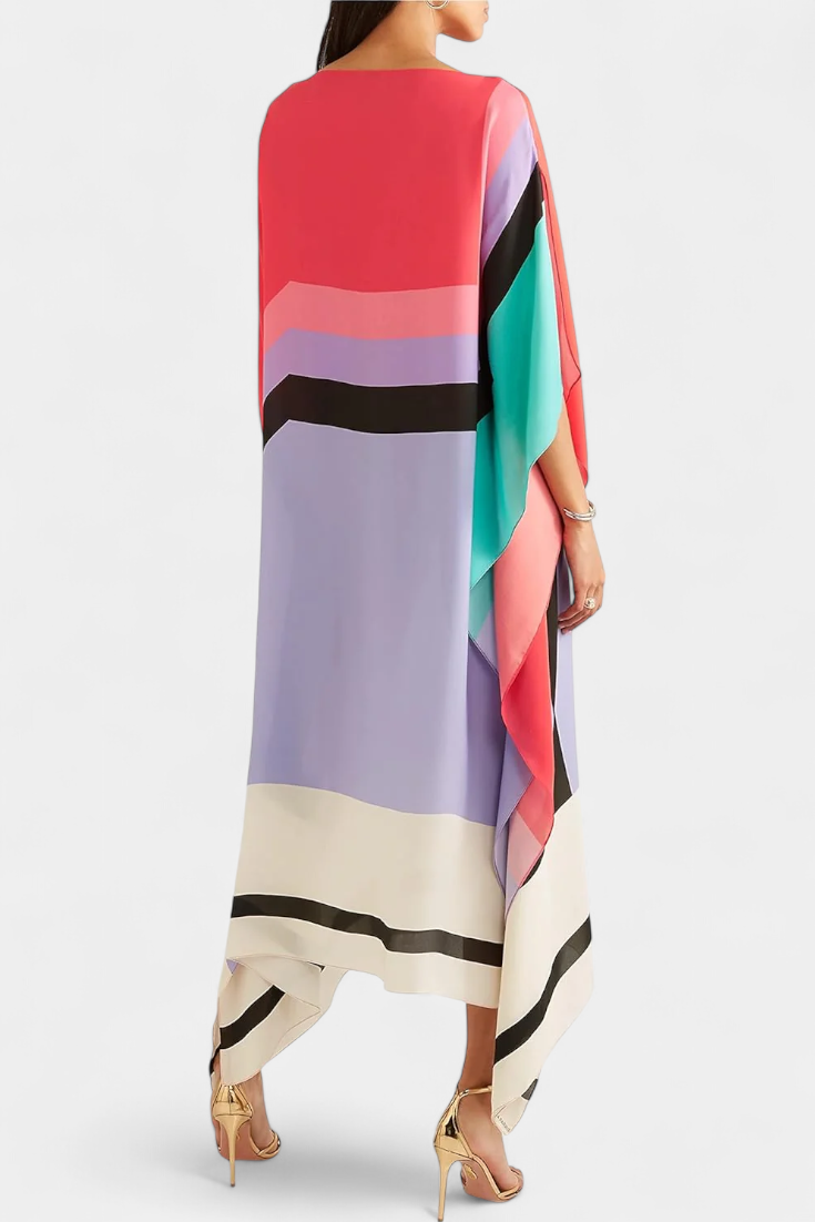 Elenora Loose Fit Geometric Caftan