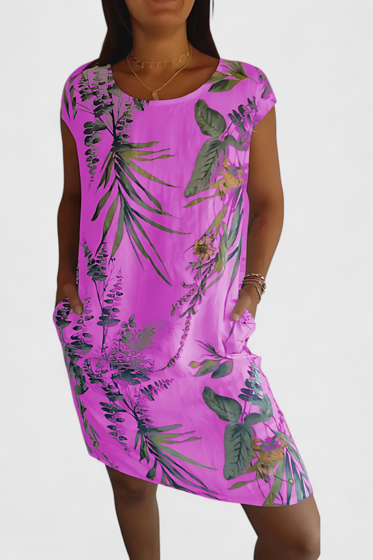 Tereza Casual Round Neck Dress