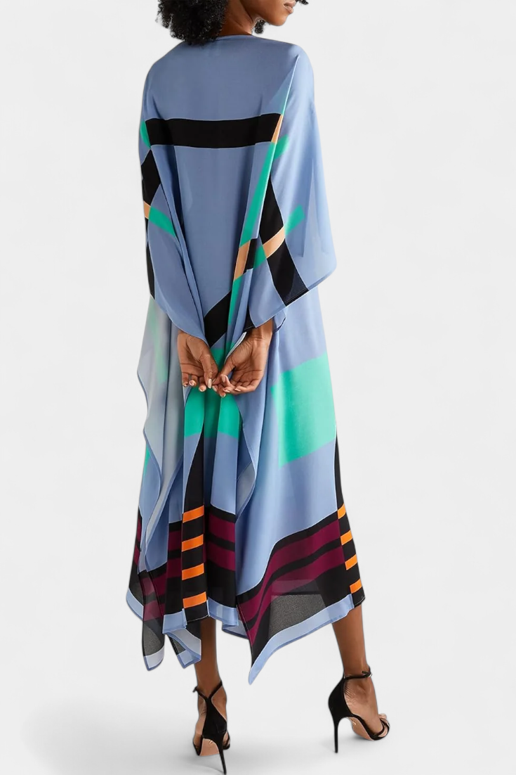 Elenora Loose Fit Geometric Caftan