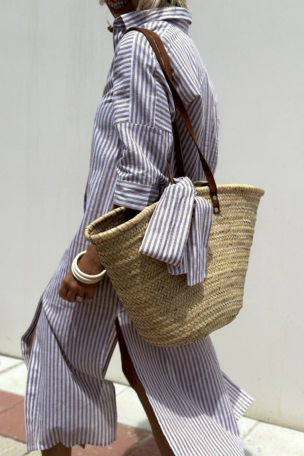 Sophia | Elegant Striped Dress Shirt