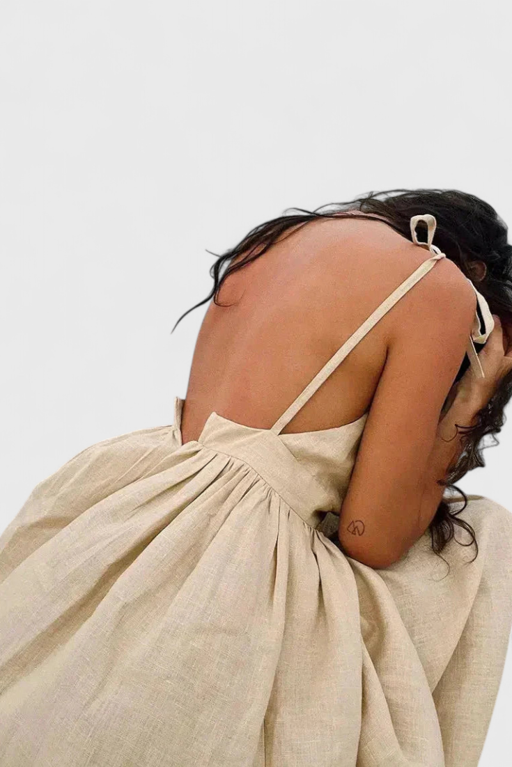 Justine Summer Dress with Feminine Details