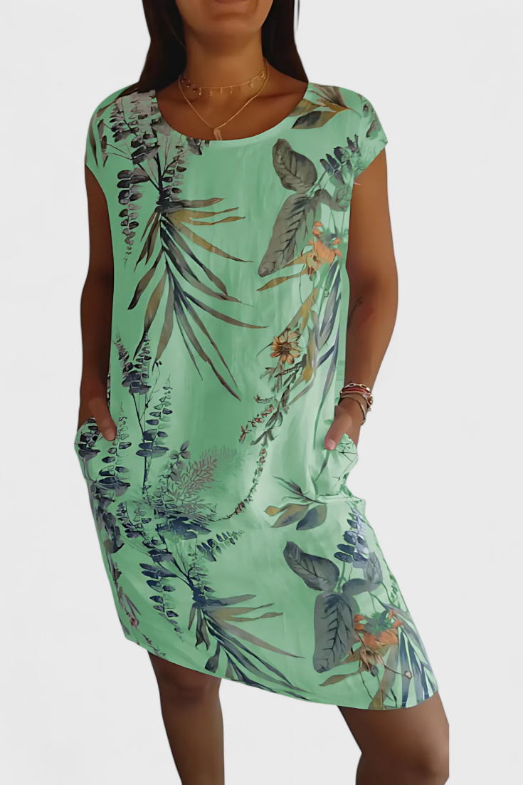 Tereza Casual Round Neck Dress