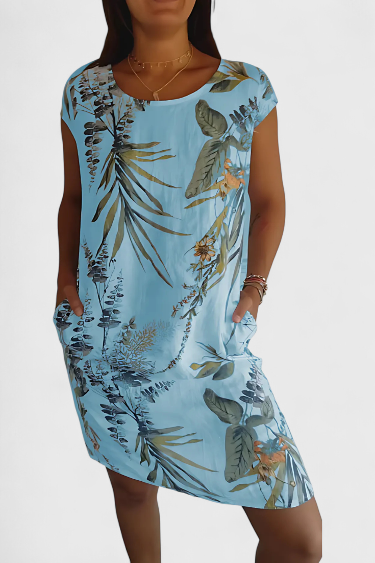 Tereza Casual Round Neck Dress
