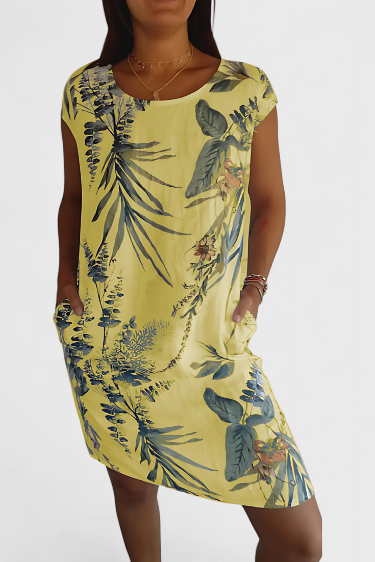 Tereza Casual Round Neck Dress