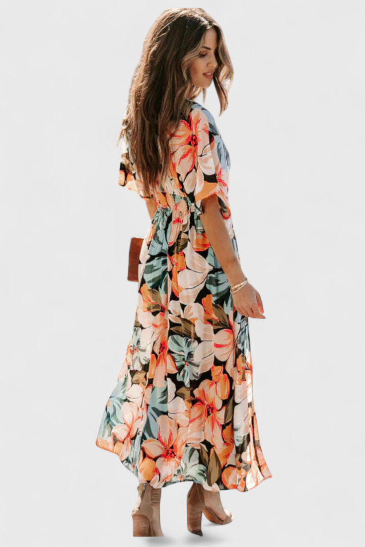 Julie Summer Dress with Flowy Design