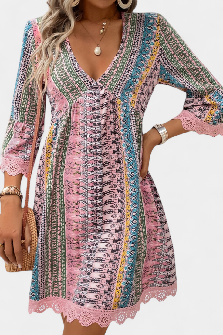 Elegant Boho Axelle Dress