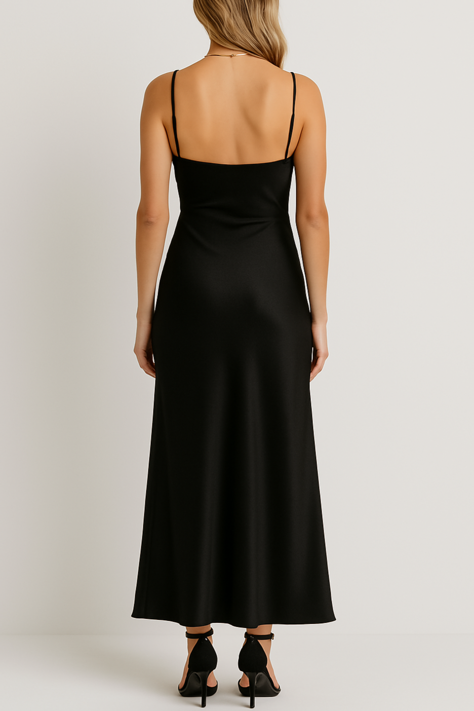 Elina Flowing V-Neck Dress
