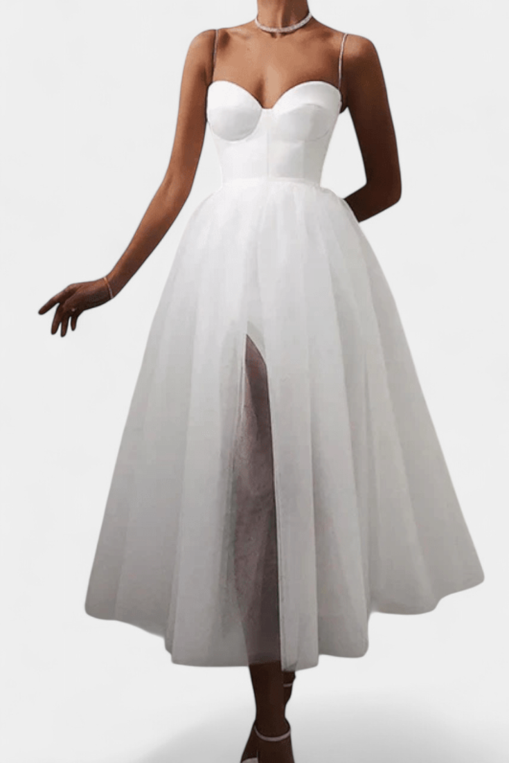 Giselle Elegant Tulle Maxi Dress