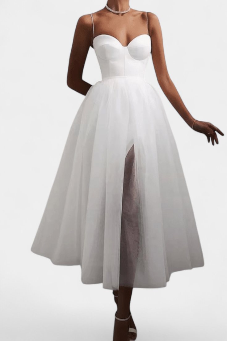 Giselle Elegant Tulle Maxi Dress