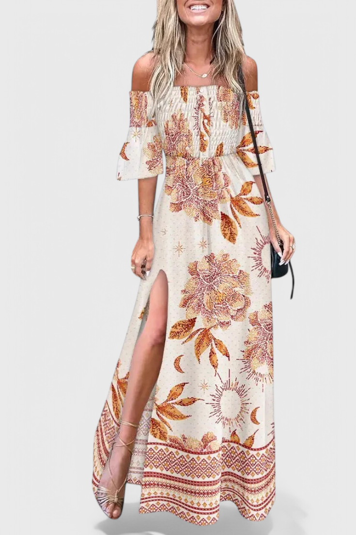 Giulia Off-Shoulder Floral Maxi Dress