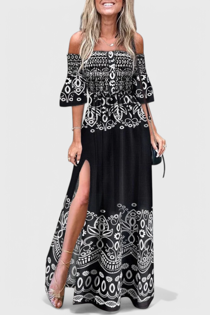 Giulia Off-Shoulder Floral Maxi Dress