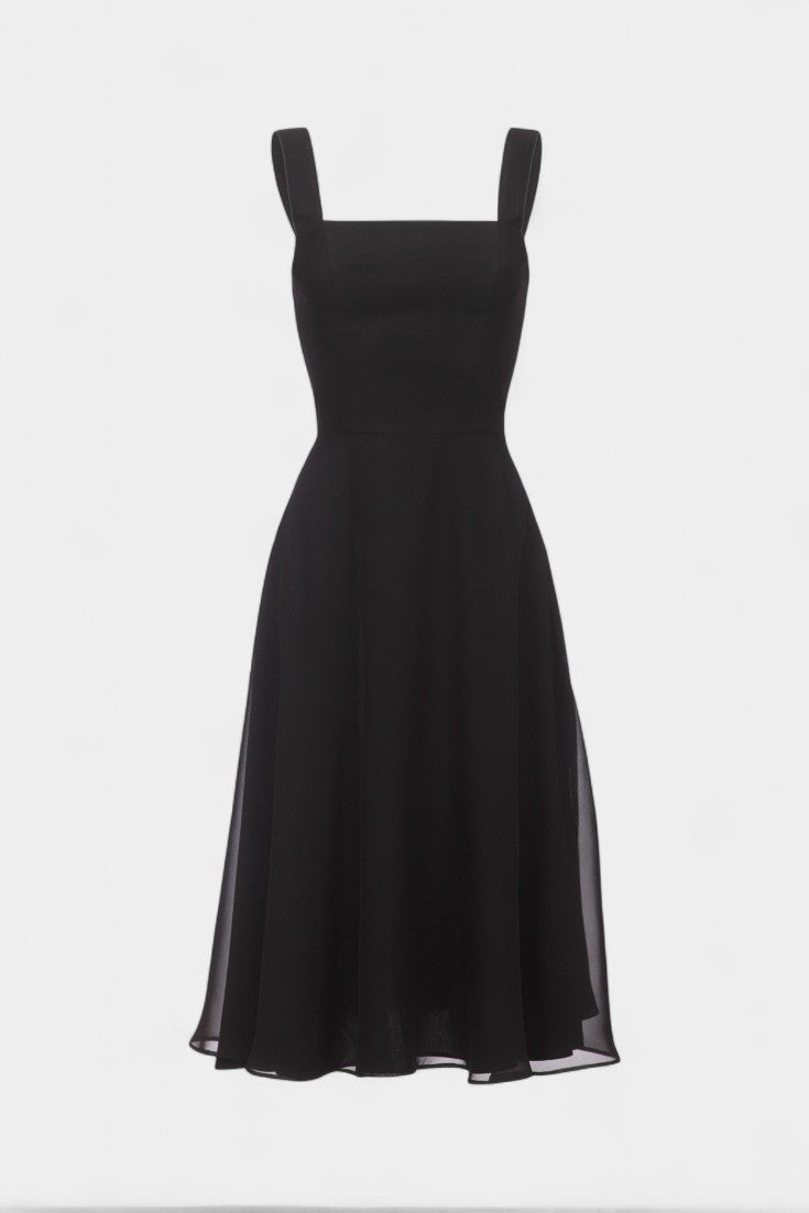 Mary Sleeveless Midi A-Line Dress