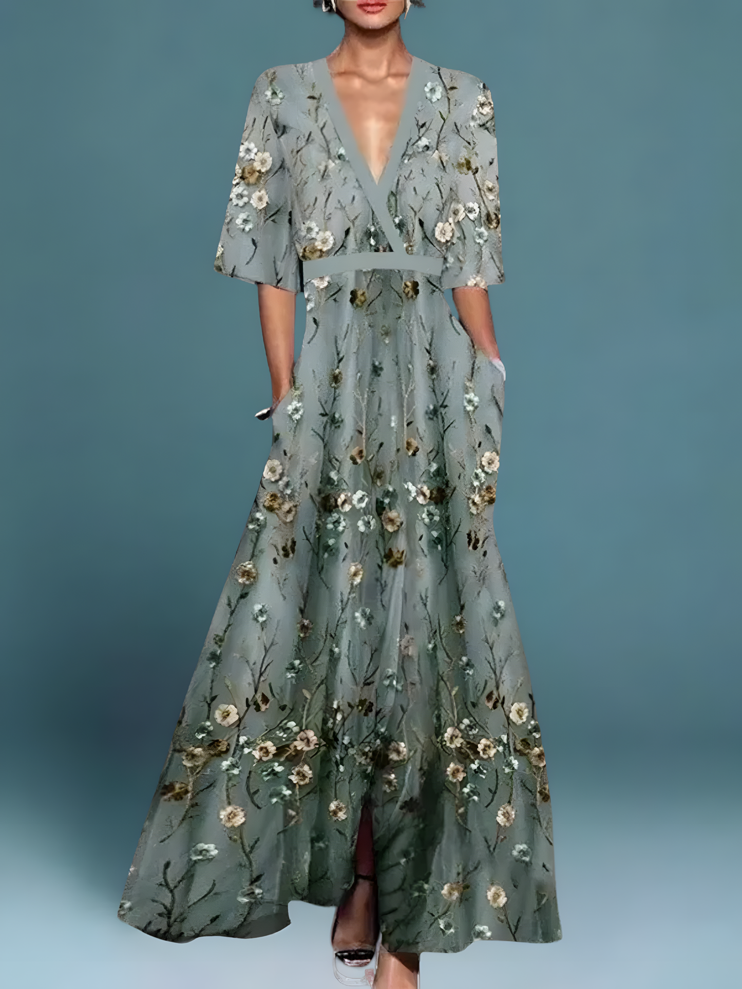 Marisa™ | Elegant Floral Robe