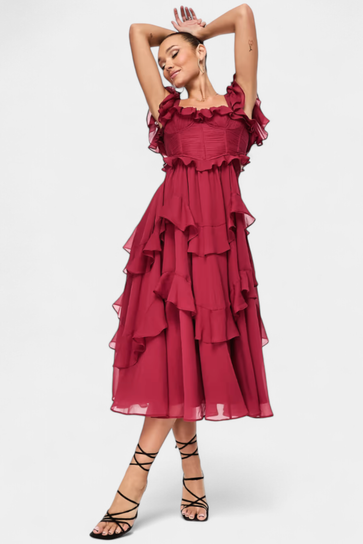 Radiant Midi Dress by Natalie
