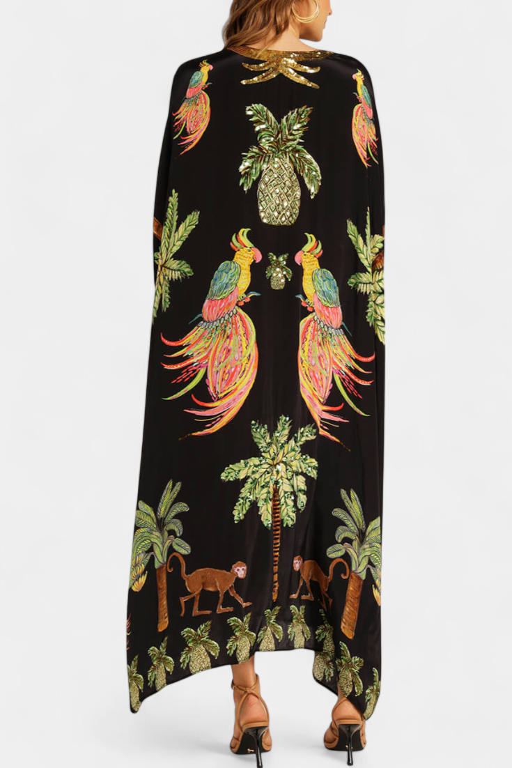 Evangeline Off-the-Shoulder Printed Dress