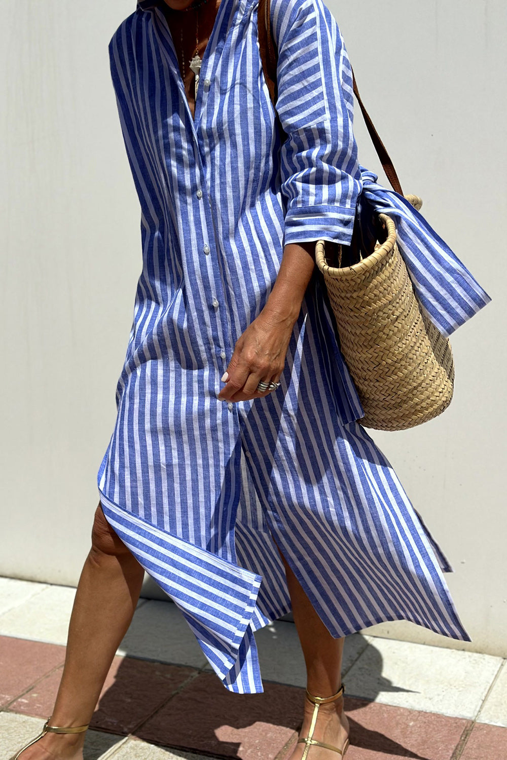 Sophia | Elegant Striped Dress Shirt