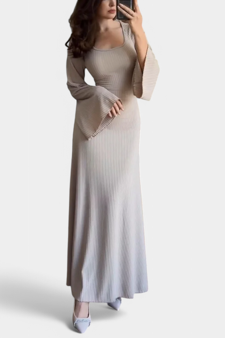 Livia Knit Dress with Waistband