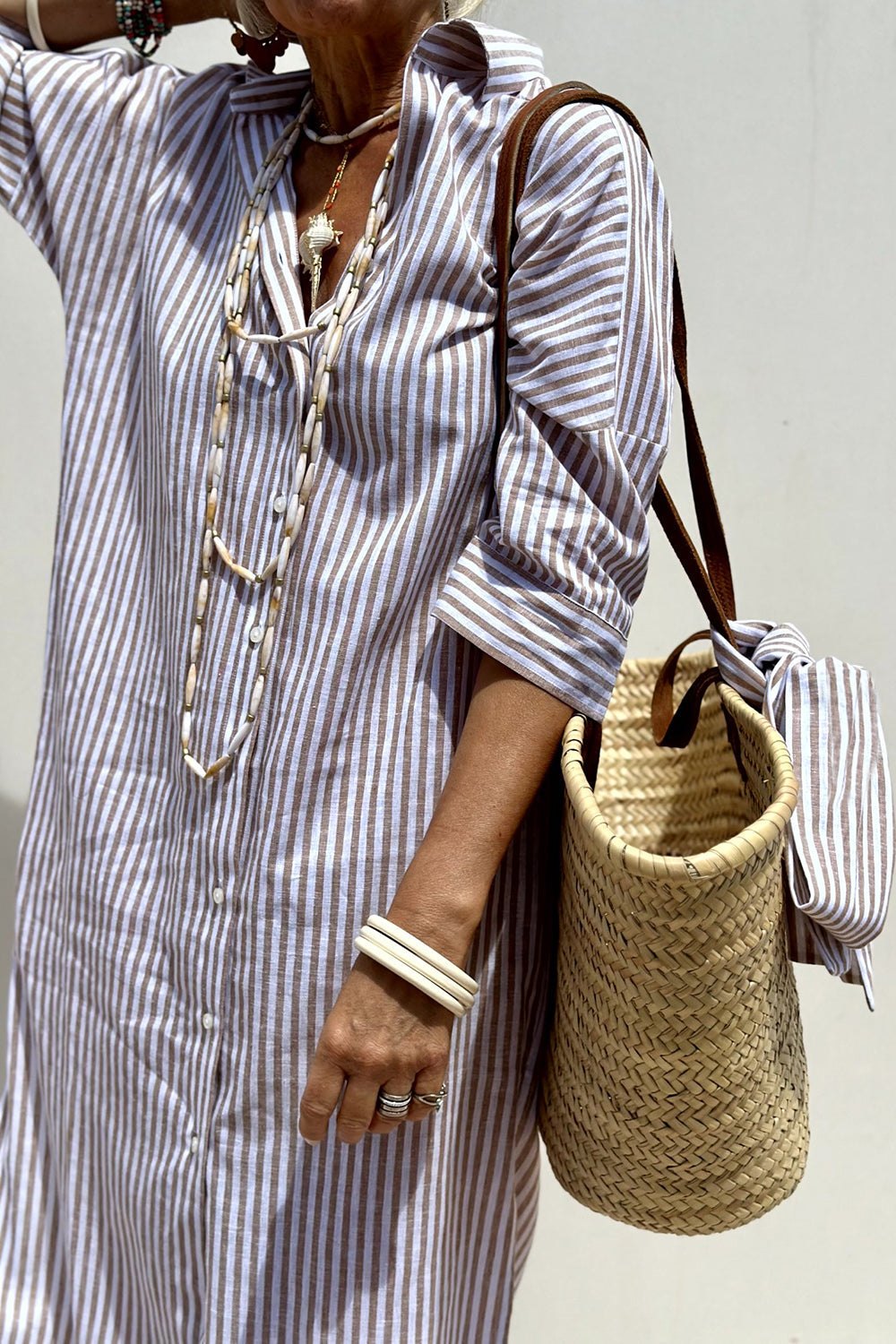 Sophia | Elegant Striped Dress Shirt