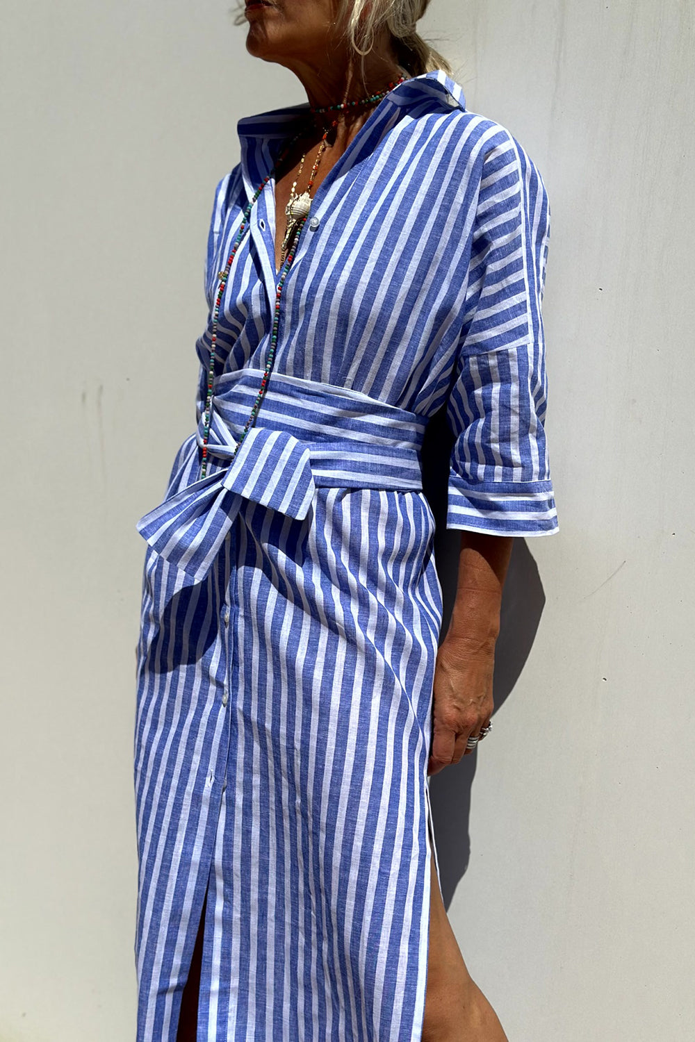 Sophia | Elegant Striped Dress Shirt