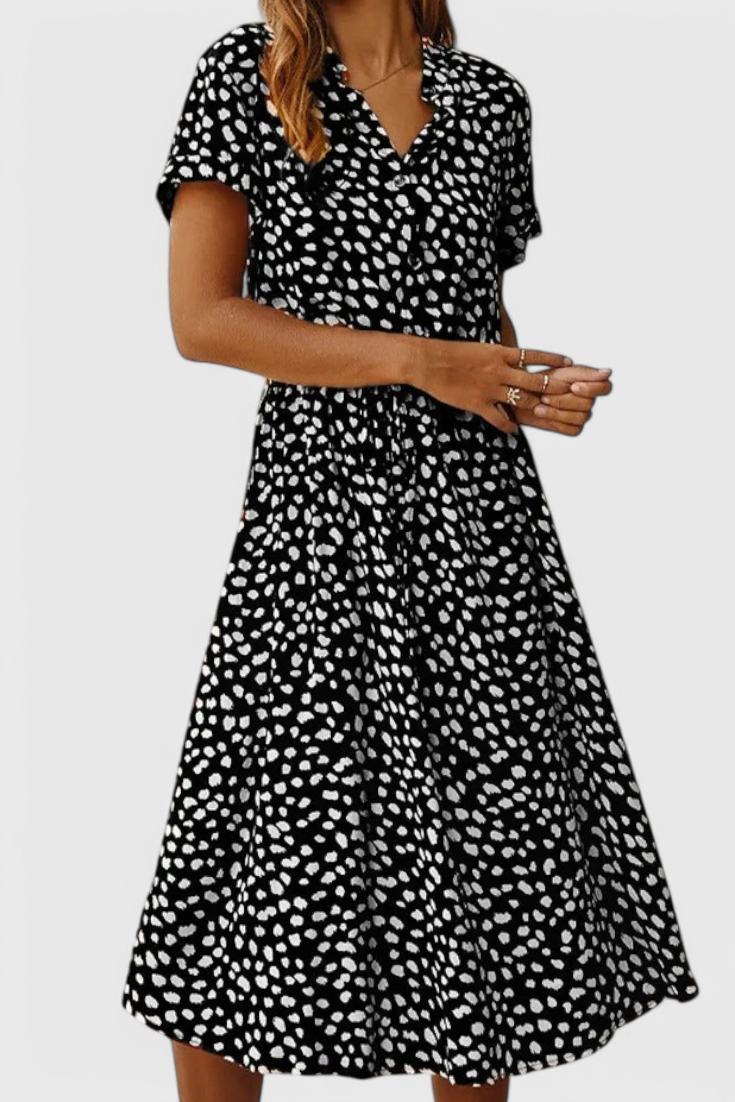 Aura Flowing Midi Dress