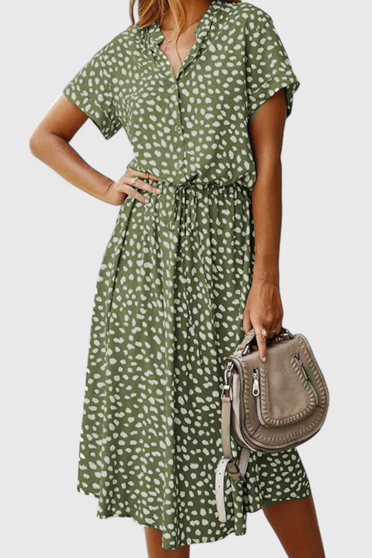 Aura Flowing Midi Dress
