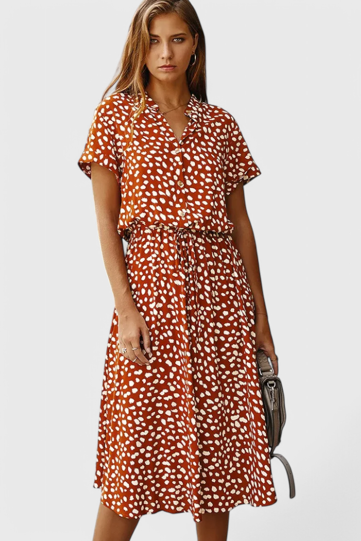 Aura Flowing Midi Dress