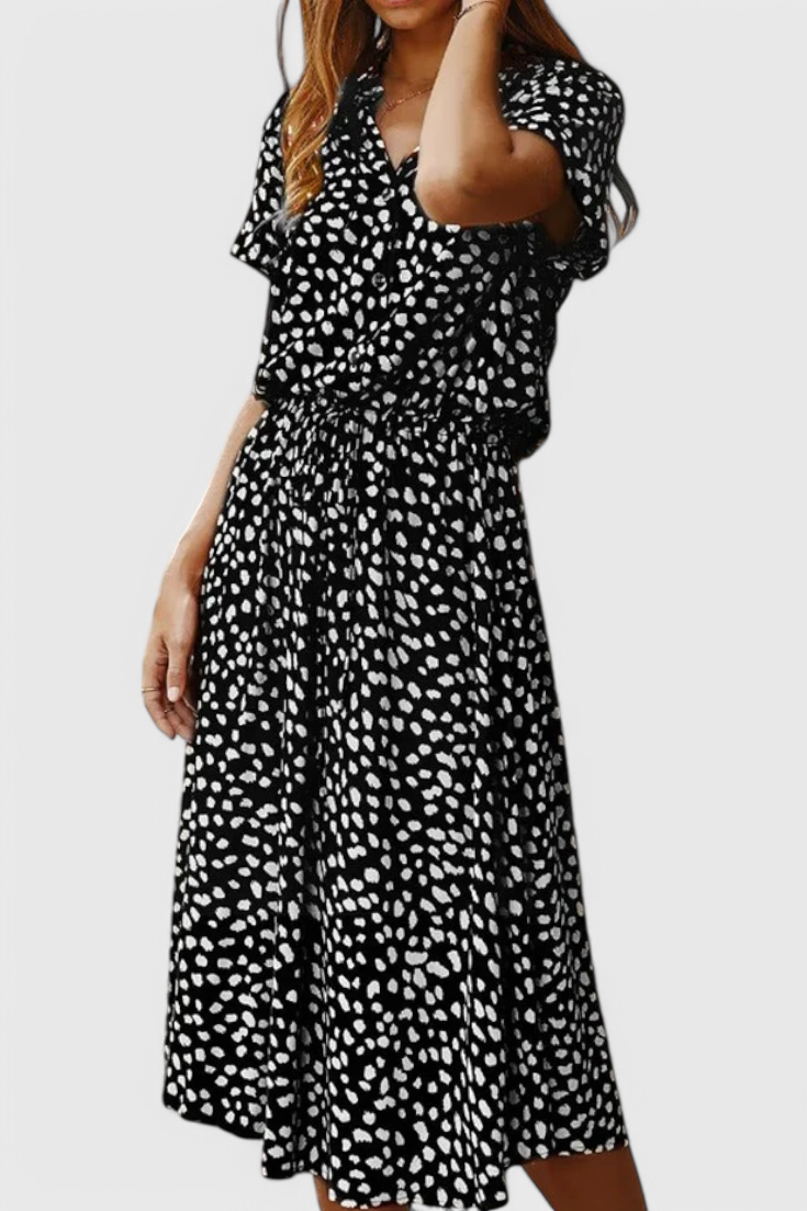 Aura Flowing Midi Dress